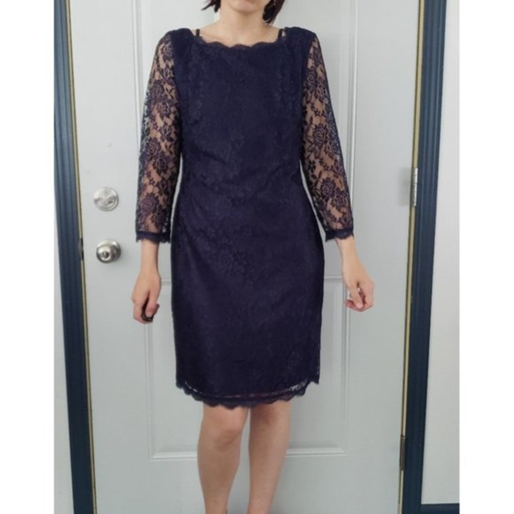 Simply Liliana Blue Lace‎ Dress